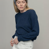 Maglia Donna Denim Rigenerato Alice Blu Baltico