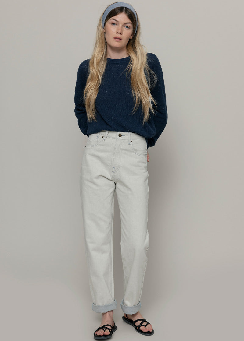 Maglia Donna Denim Rigenerato Alice Blu Baltico