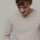 Maglia Uomo Cotone Rigenerato Jago Beige