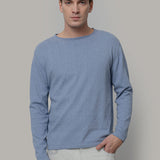 Maglia Uomo Cotone Rigenerato Jago Azzurro