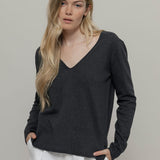 Maglia Donna Cotone Rigenerato Aura Nero