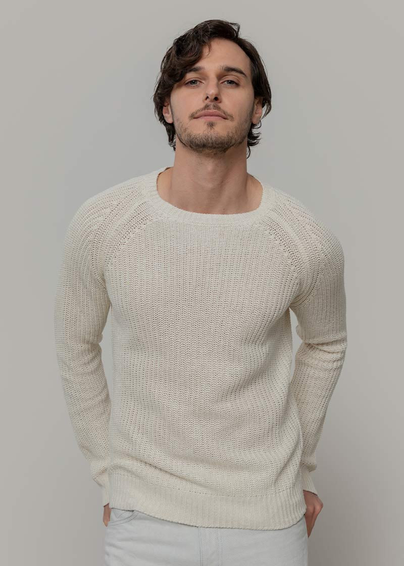 Maglione Uomo JJ REBEL In Cotone Riciclato | Comodo E Sostenibile | Pullover Lavorato A Maglia - Foto 2