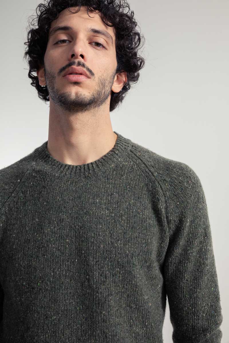 Verde Abete | Maglia Unisex Cashmere Rigenerato Alfredo