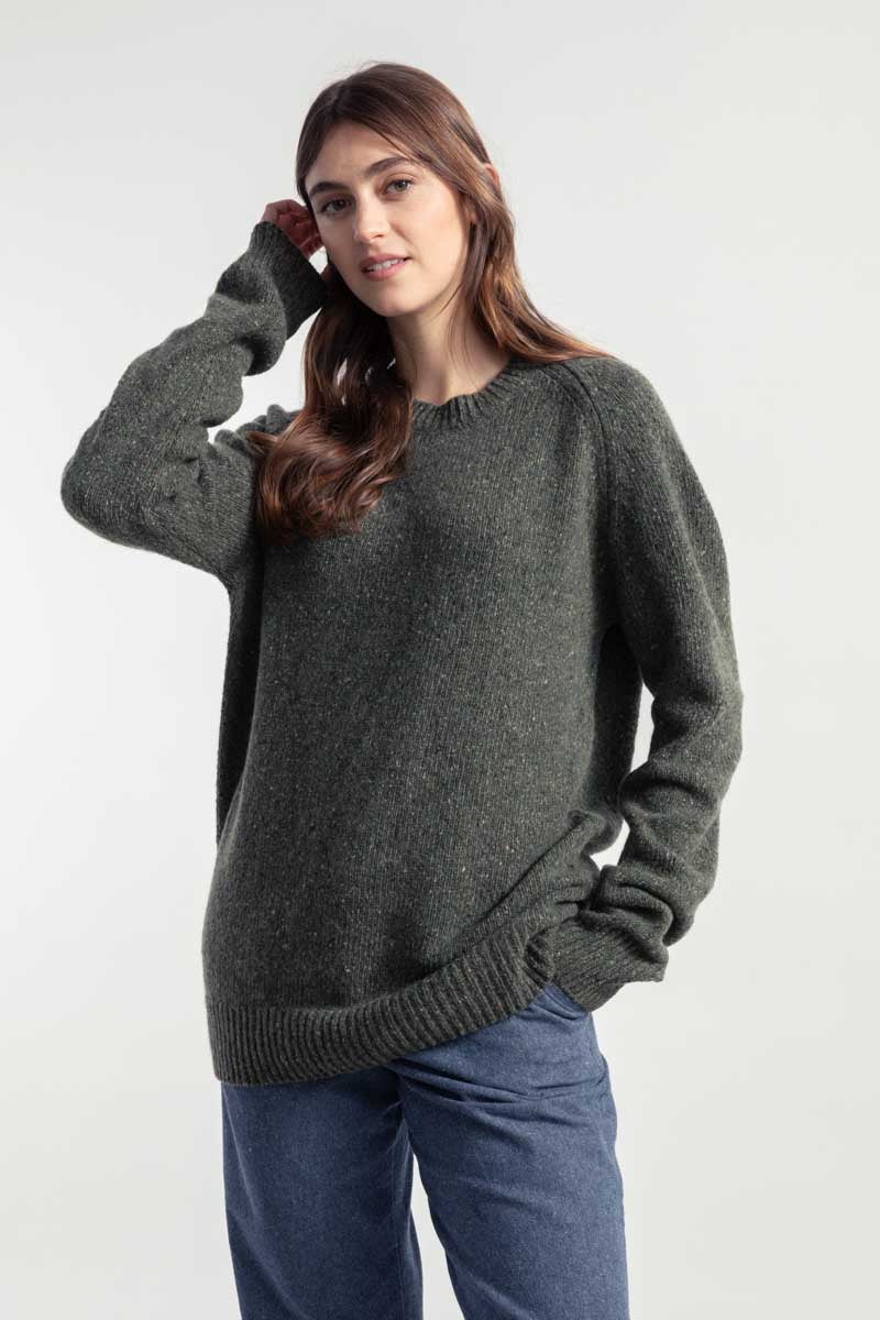 Verde Abete | Maglia Unisex Cashmere Rigenerato Alfredo