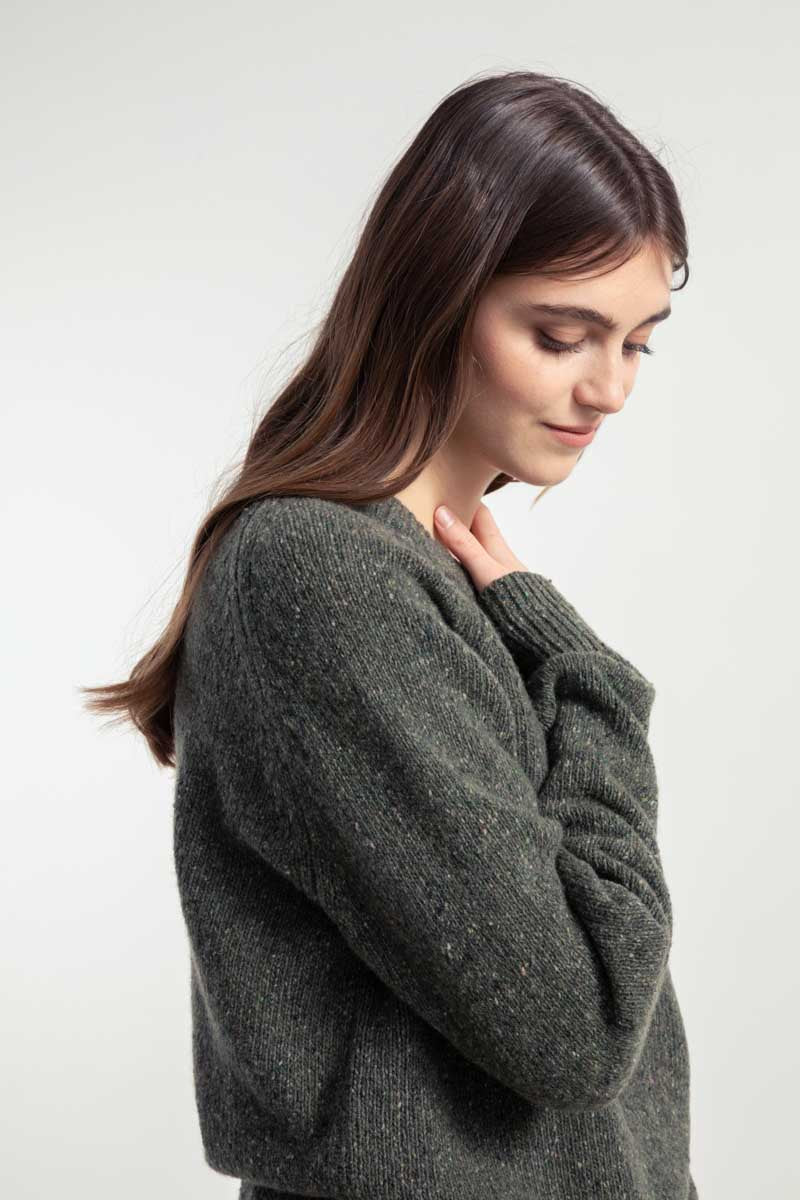 Verde Abete | Maglia Unisex Cashmere Rigenerato Alfredo