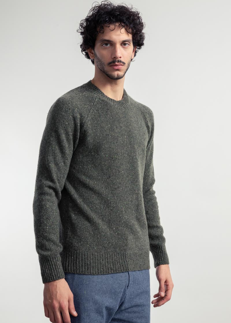 Verde Abete | Maglia Unisex Cashmere Rigenerato Alfredo