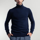 Blu Mora | Maglia ciclista uomo cashmere rigenerato