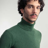 Verde Bietola | Maglia ciclista uomo cashmere rigenerato