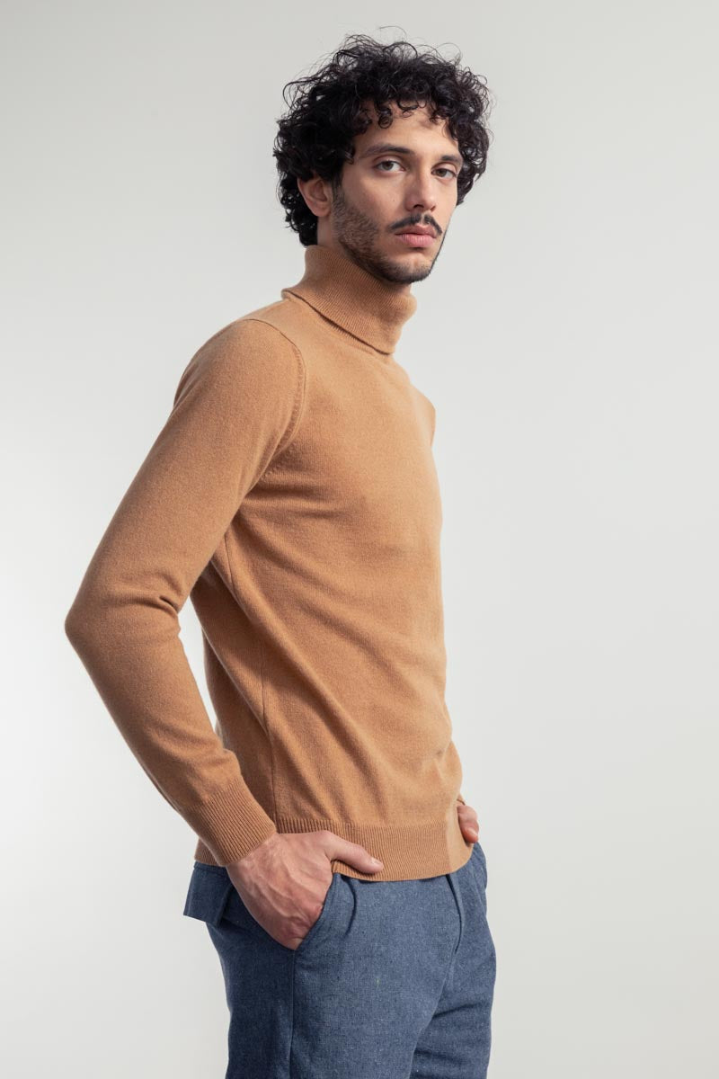 Rifò ALBERTO Maglia Collo Alto Uomo Cashmere Rigenerato