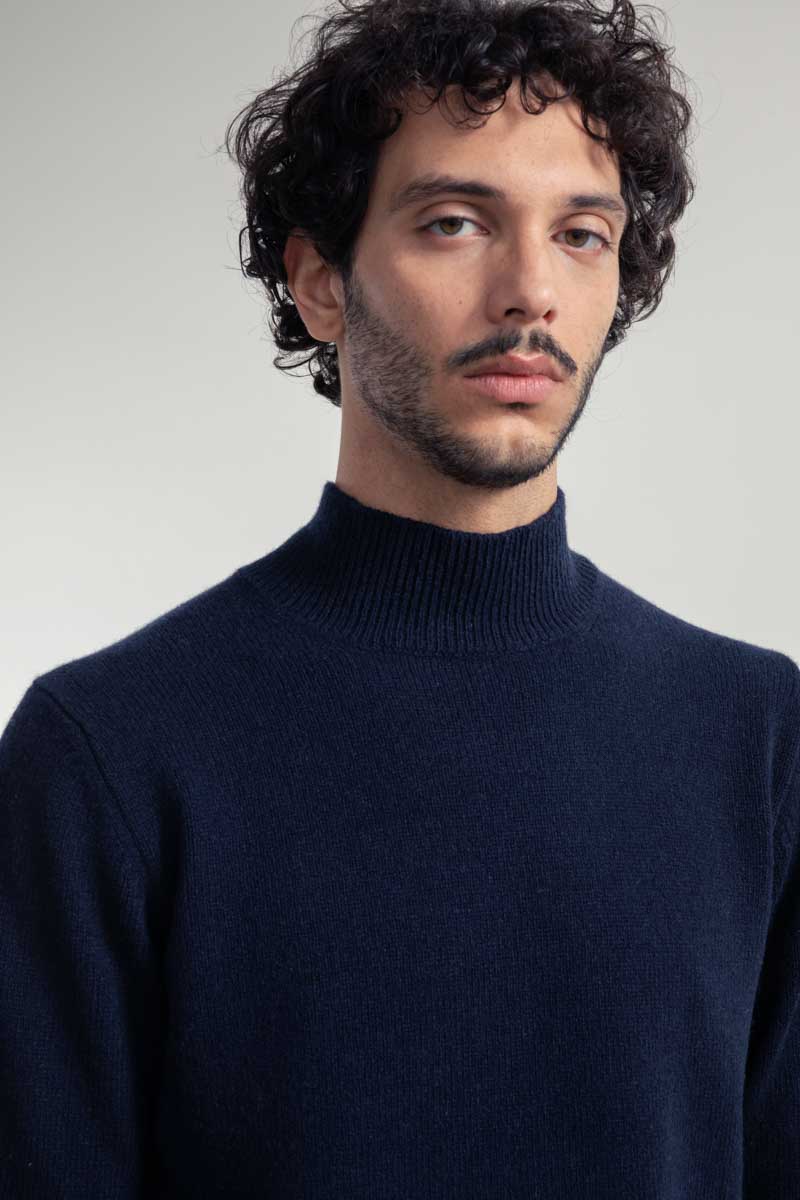 Blu Mora | Maglia Uomo Cashmere Rigenerato Clemente