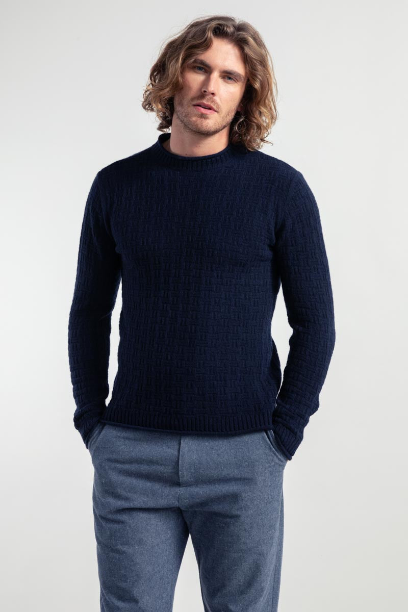 Rifò FERNANDO Maglia Uomo Cashmere Rigenerato