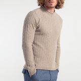 Maglia Uomo Cashmere Rigenerato Fernando Beige