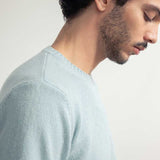 Maglia Uomo Cashmere Rigenerato Romeo Azzurro