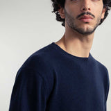 Blu Mora | Maglia Uomo Light Cashmere Rigenerato Alessio