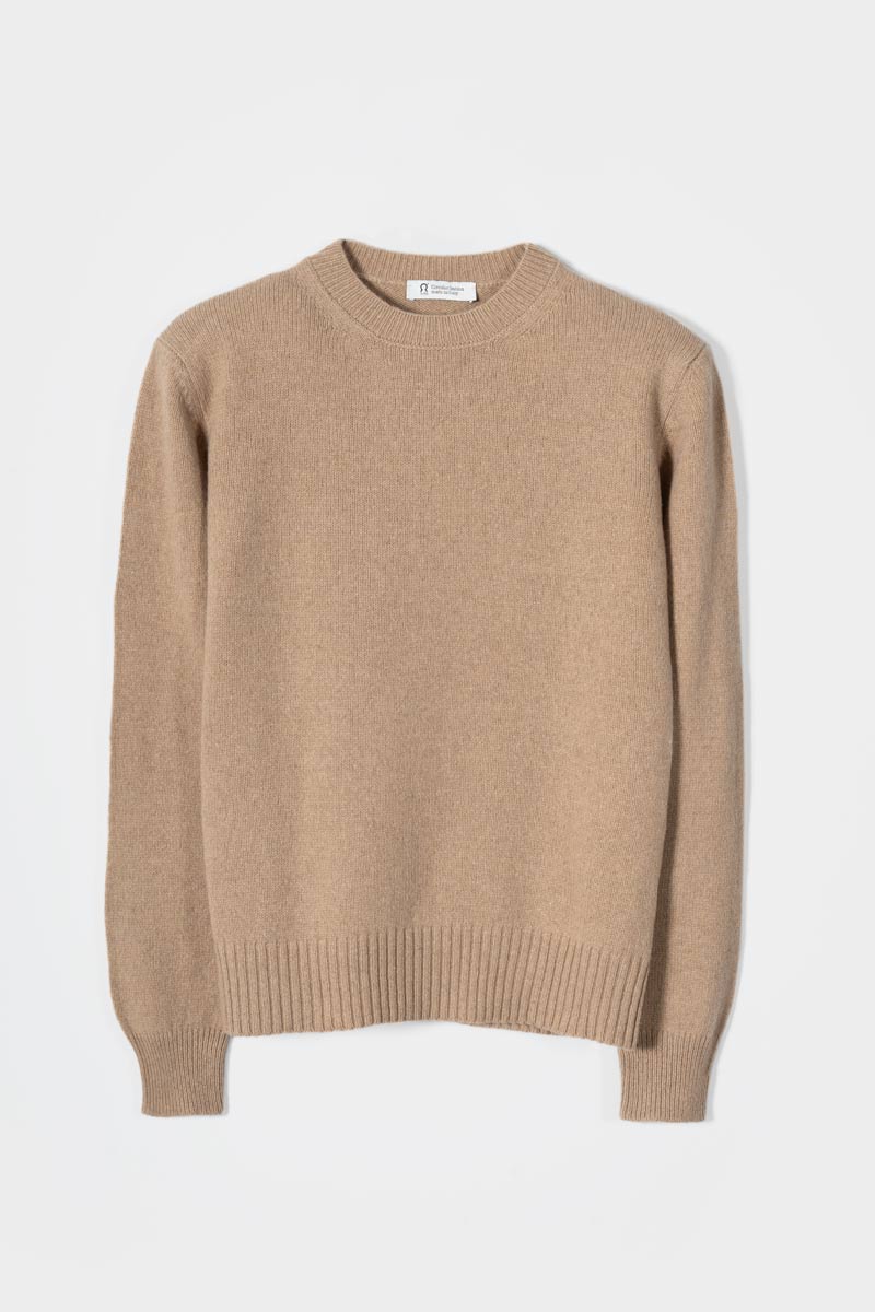 Maglia Girocollo Donna Cashmere Rigenerato Edda - Rifò Lab Moda circolare made in Italy