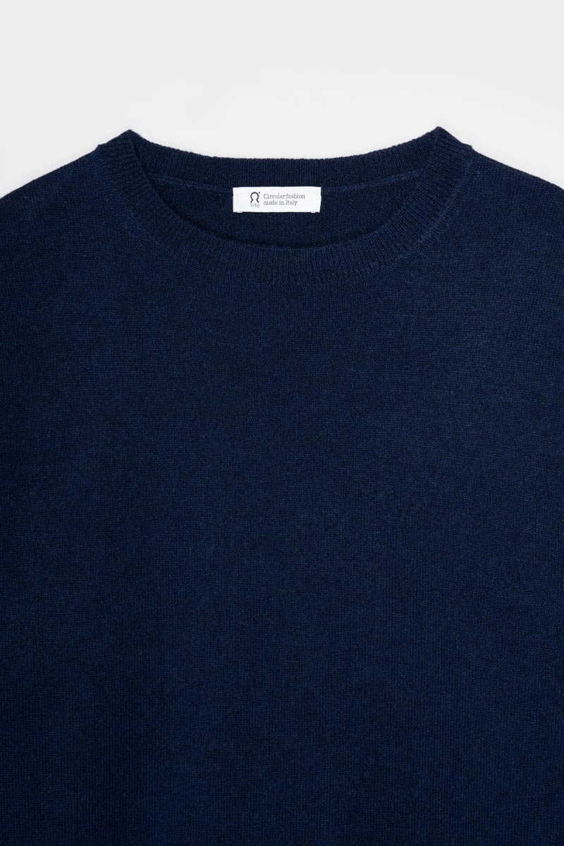 Blu Mora | Maglia Uomo Light Cashmere Rigenerato Alessio