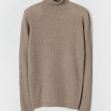Maglione Collo Alto Cashmere Leggero Uomo - Rifò Lab Moda circolare made in Italy 