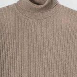 Maglione Collo Alto Cashmere Leggero Uomo - Rifò Lab Moda circolare made in Italy 