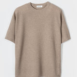 Knitted T shirt in Maglia Cashmere Leggero Uomo - Rifò Lab Moda circolare made in Italy 