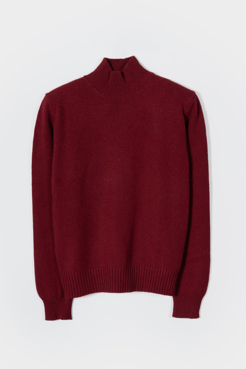 Maglia Collo Alto Donna Cashmere Rigenerato Ada - Rifò Lab Moda circolare made in Italy