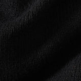 Nero Ardesia | Maglia collo alto cashmere rigenerato