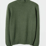 Maglia Donna Cashmere Rigenerato Ada Verde Bietola - Rifò moda circolare made in Italy