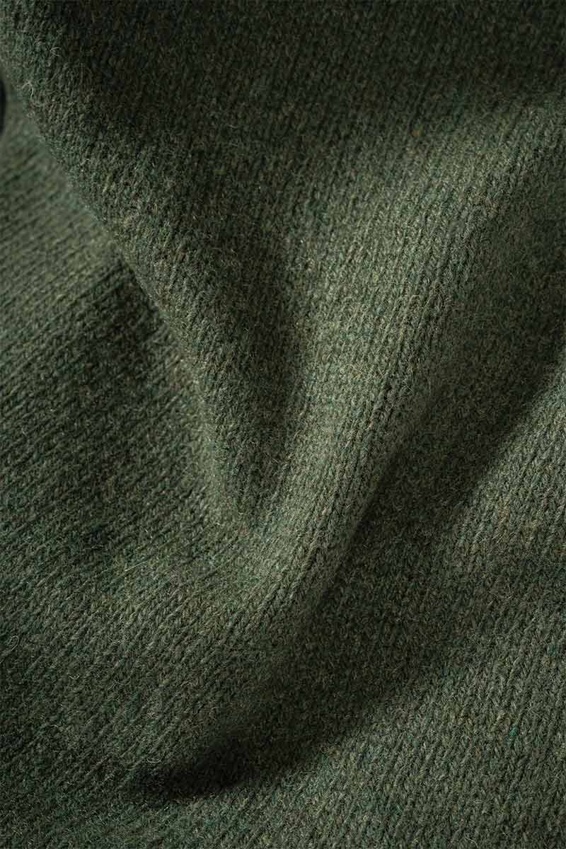 Maglia Donna Cashmere Rigenerato Ada Verde Bietola - Rifò moda circolare made in Italy
