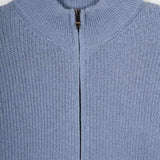 Cardigan Cotone Uomo - cardigan con zip uomo cotone rigenerato - Moda Circolare made in Italy Rifò