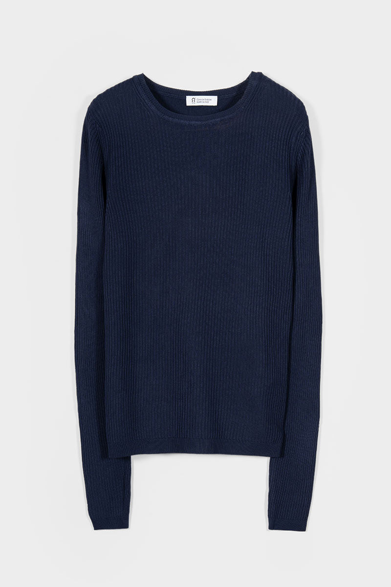 Maglia Girocollo Donna Viscosa Mireia - Rifò Lab Moda circolare made in Italy