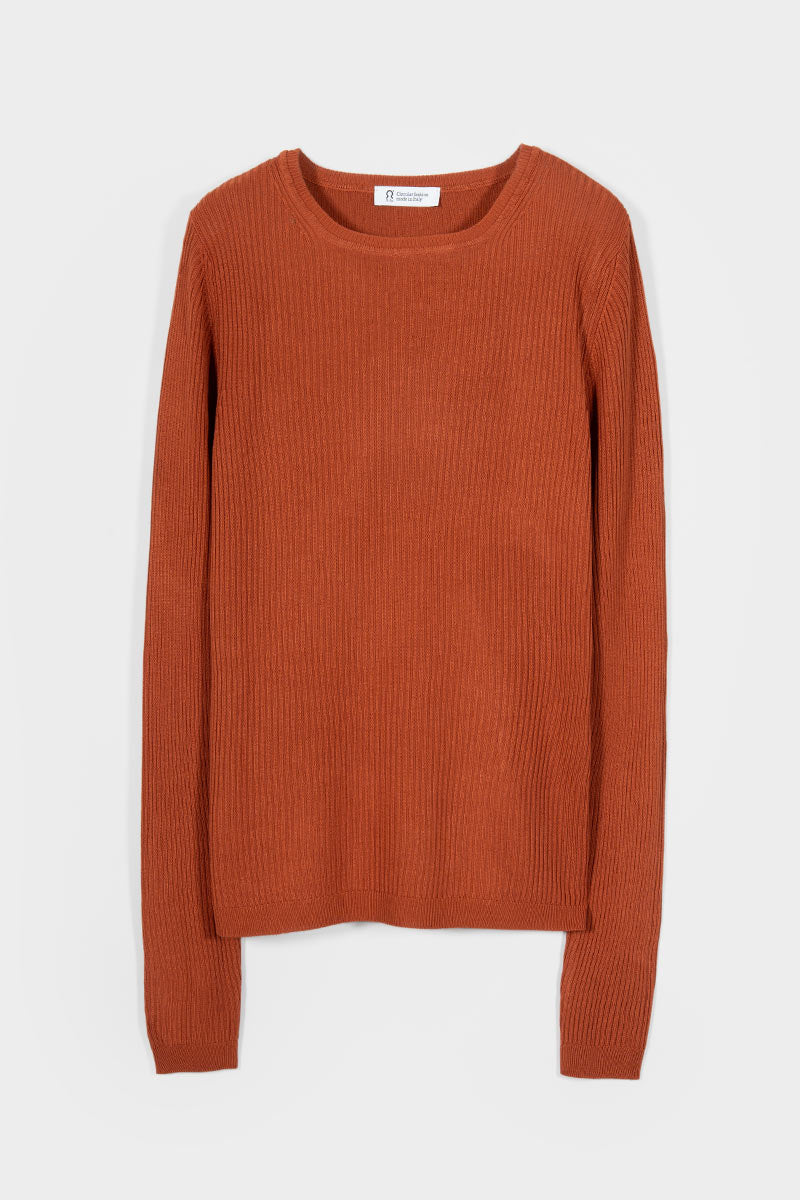 Maglia Girocollo Donna Viscosa Mireia - Rifò Lab Moda circolare made in Italy