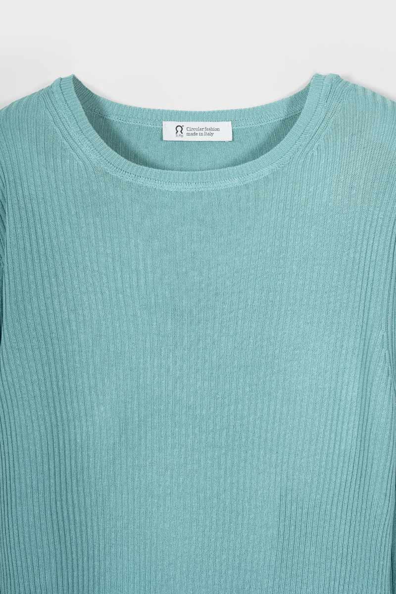 Maglia Girocollo Donna Viscosa Mireia - Rifò Lab Moda circolare made in Italy