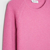 Maglia Donna Cashmere rigenerato Giulietta Rosa Confetto