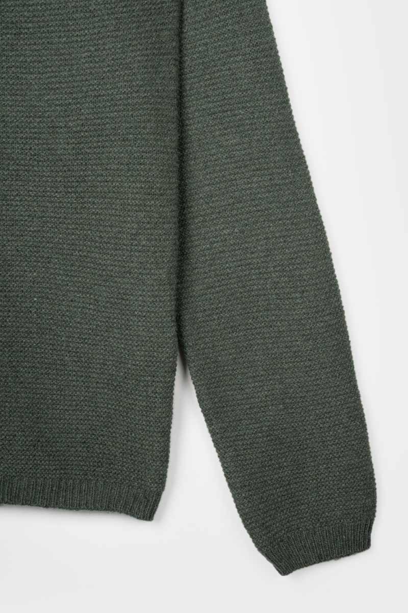 Verde Foresta | Maglia cashmere rigenerato