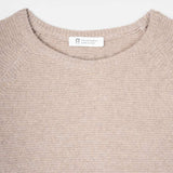 Beige Sabbia | Maglia cashmere rigenerato