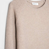 Beige Sabbia | Maglia cashmere rigenerato