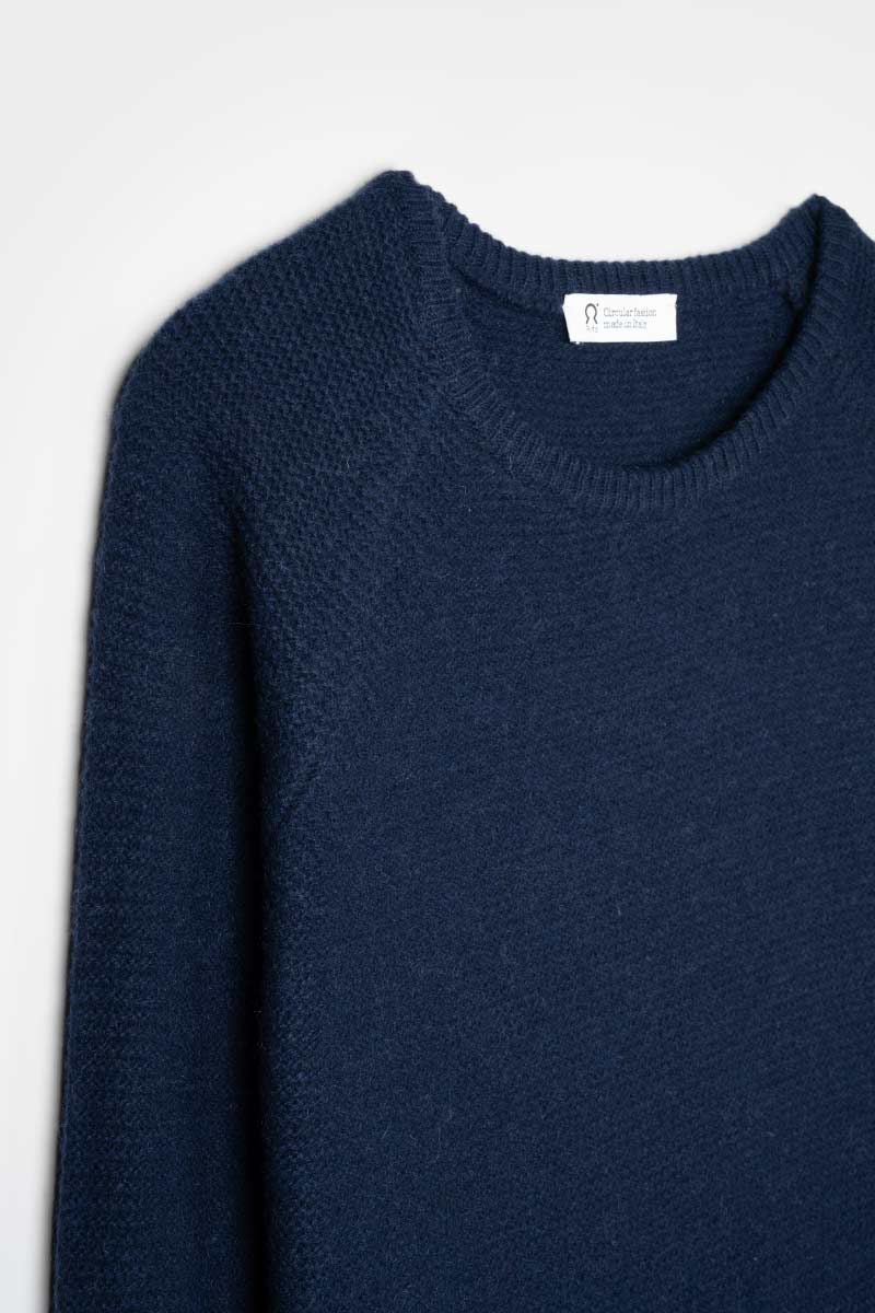 Maglia Navy Knitting Yarn Cashmere 2024 Sweater