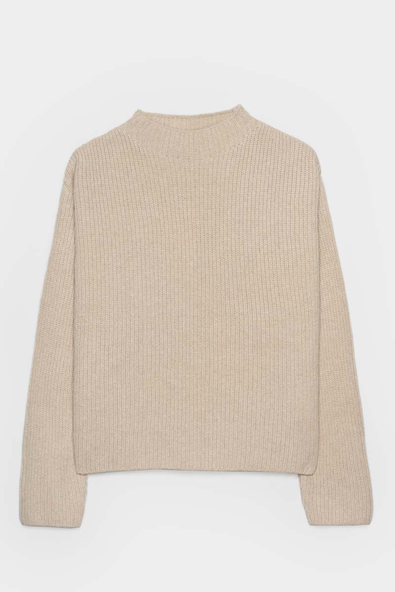 Maglia Donna Cashmere Rigenerato Melissa Beige