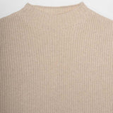 Maglia Donna Cashmere Rigenerato Melissa Beige