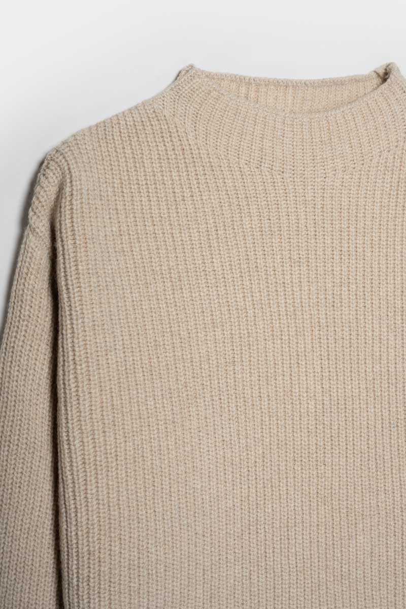 Maglia Donna Cashmere Rigenerato Melissa Beige