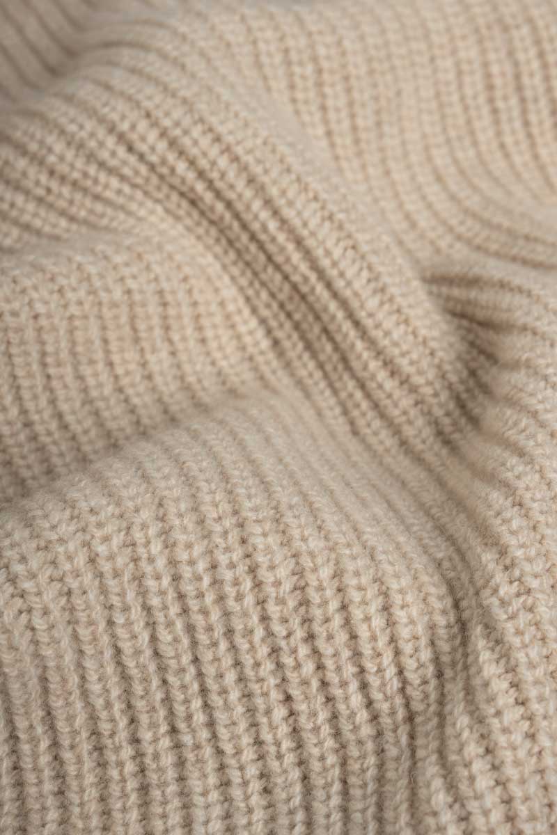 Maglia Donna Cashmere Rigenerato Melissa Beige