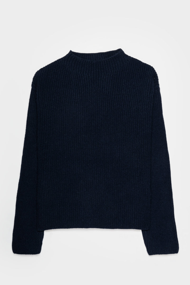 Maglia Donna Cashmere Rigenerato Melissa Blu