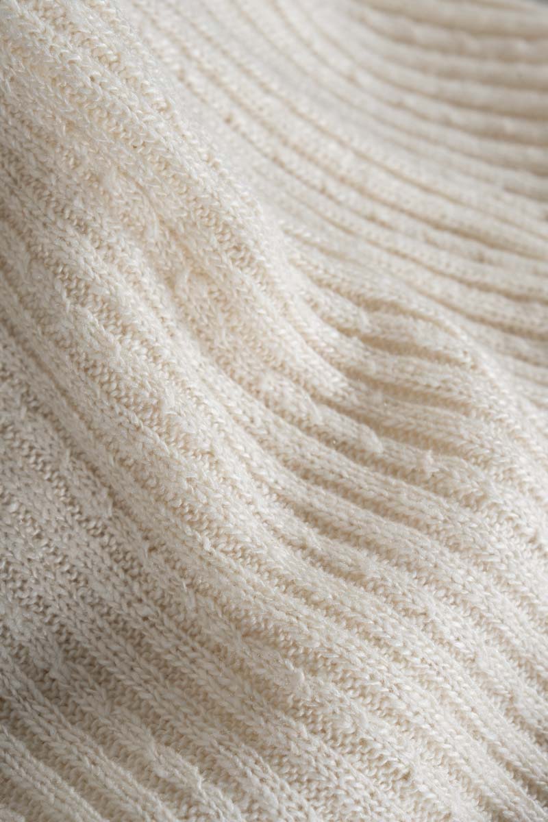 Maglia Seta Donna Nausicaa - Maglia scollo a barca con fiocco donna seta rigenerata - Rifò moda circolare made in Italy