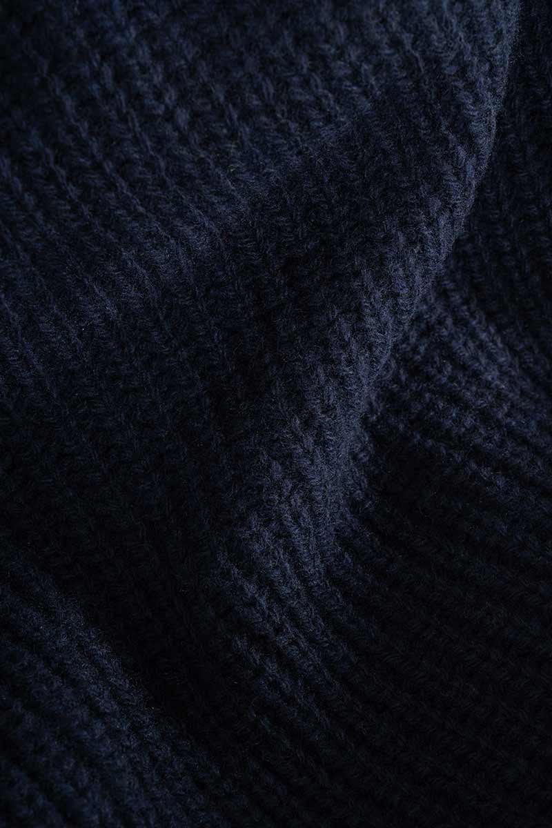 Cardigan con Zip Uomo Lana Rigenerata Vito - Rifò Lab Moda circolare made in Italy