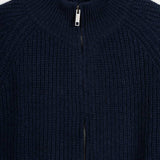 Cardigan con Zip Uomo Lana Rigenerata Vito - Rifò Lab Moda circolare made in Italy