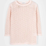 Maglia Traforata Donna Maglia Cotone Crochet Carmen - Rifò Lab Moda circolare made in Italy