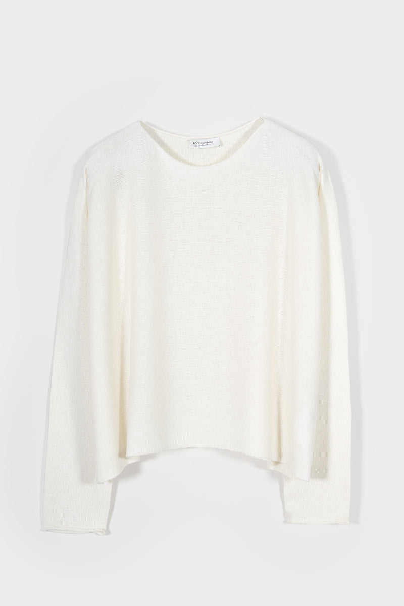 Maglia Seta Donna Daya - Maglia scollo a barca donna - Rifò moda circolare made in Italy