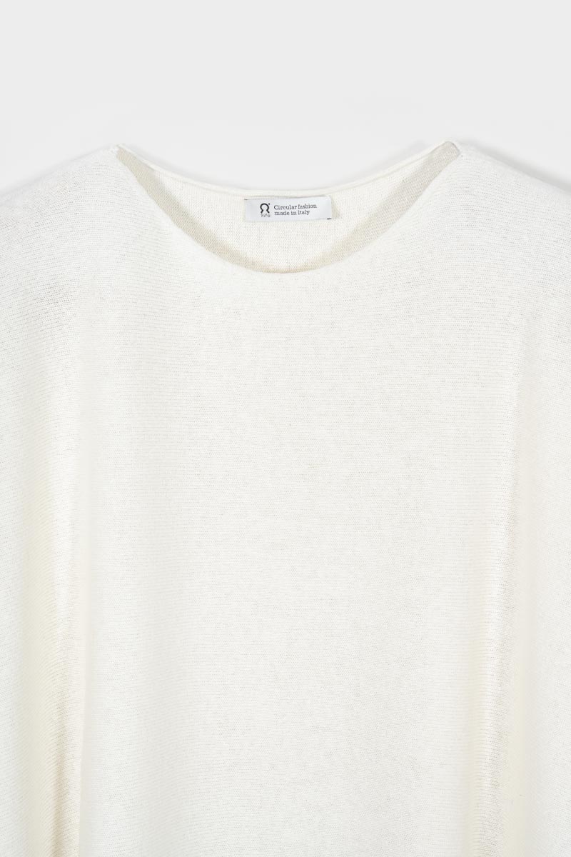 Maglia Seta Donna Daya - Maglia scollo a barca donna - Rifò moda circolare made in Italy