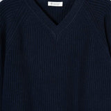 Maglia Scollo a V Uomo Cashmere Costante - Rifò Lab Moda circolare made in Italy