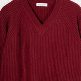 Maglia Scollo a V Uomo Cashmere Costante - Rifò Lab Moda circolare made in Italy