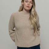 Maglia Donna Cashmere Rigenerato Melissa Beige